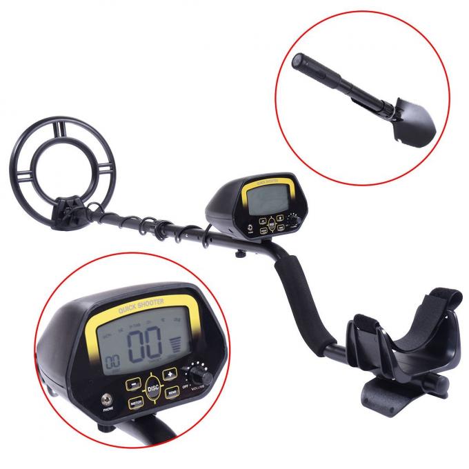 Deep Gold Finder Ground Metal Detector Machine Adjustable Sensitivity And Headphone