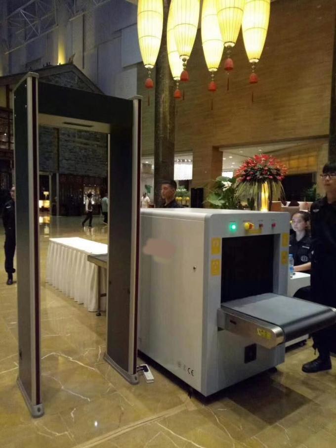 Hotel Security X Ray Scanner , X Ray Baggage Scanning Machine 600*500mm