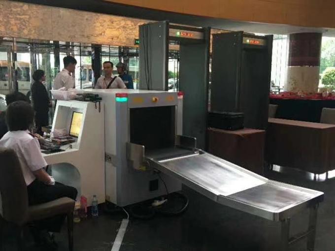 Hotel Security X Ray Scanner , X Ray Baggage Scanning Machine 600*500mm