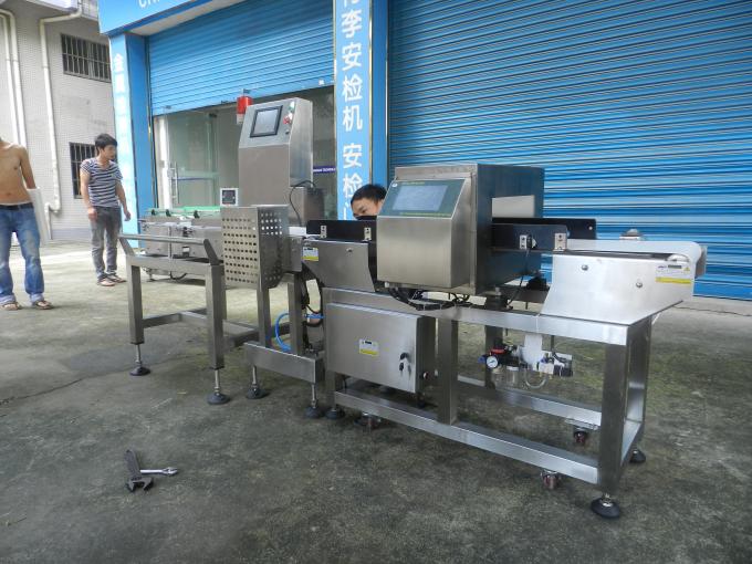 High Sensitivity Belt Conveyor Metal Detectors 90W For Medicine / Apparel Industry