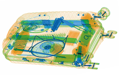 40mm Stailness Steel X Ray Luggage Scanner For Airport And Subway Station