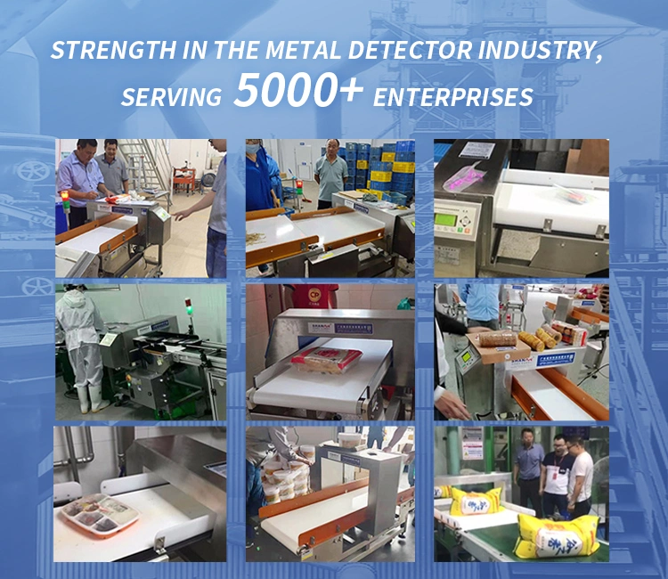 SA990auto Industrial High Sensitivity Processing Conveyor Belt Tunnel for Frozen Food Chocolate Bread Factory Pharmaceuticals Metal Detector Food