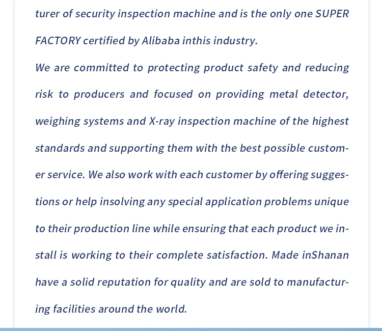 SA990auto Industrial High Sensitivity Processing Conveyor Belt Tunnel for Frozen Food Chocolate Bread Factory Pharmaceuticals Metal Detector Food