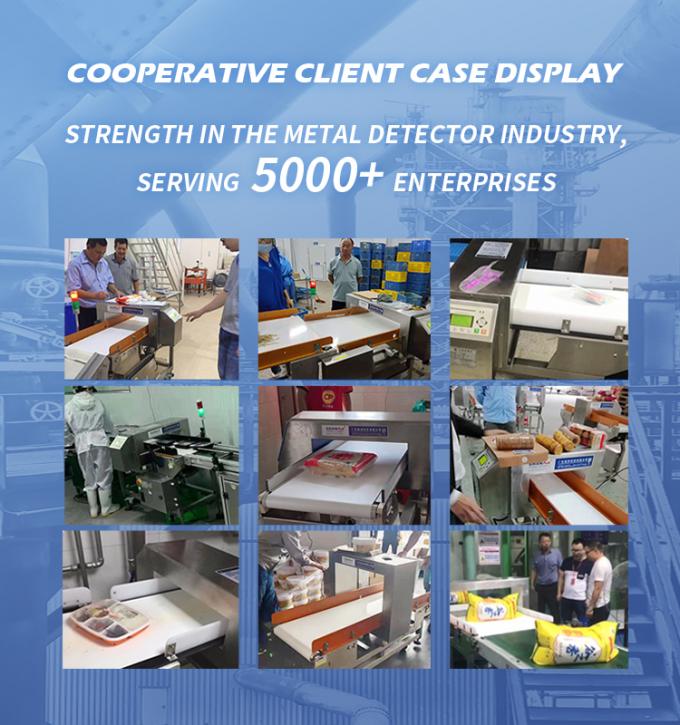 Plastic Rubber Meat Biscuits Snacks Conveyor Frozen Food Industrial Metal Detector 4