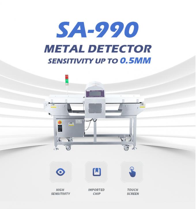 High Performance Industrial Food Metal Detector With Rejector For Snacks And Milk 4