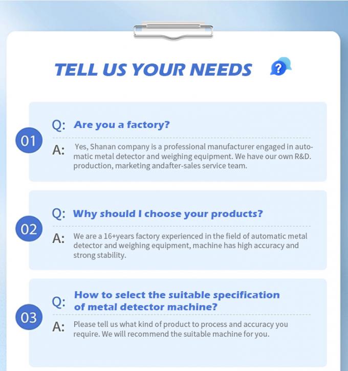 High Performance Industrial Food Metal Detector With Rejector For Snacks And Milk 17