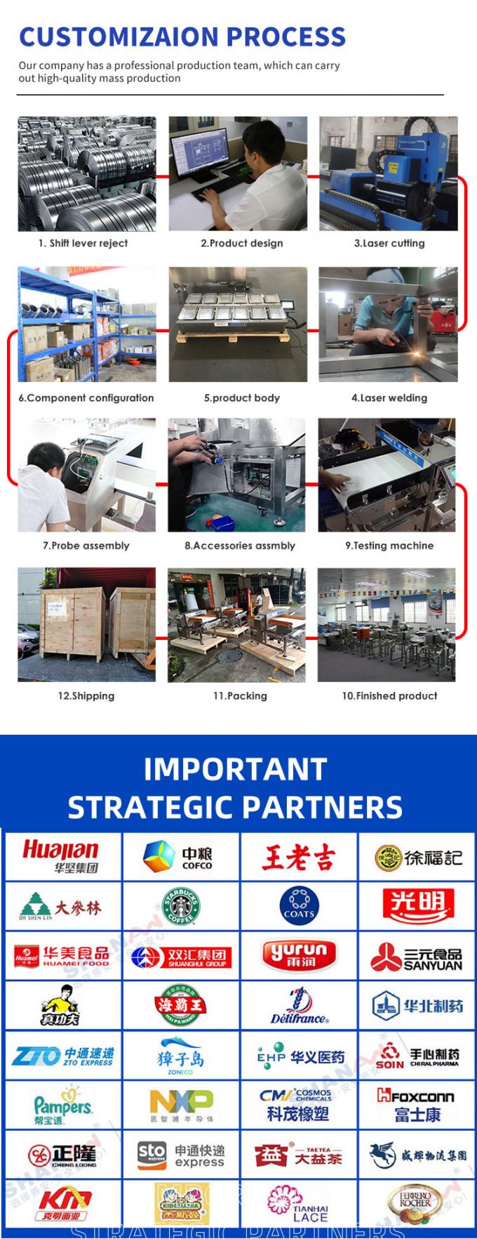 High Tech Automated Conveyor Belt Sorting Equipment For Weighing Sorting Weight Checker 8