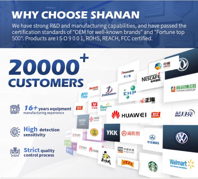 Food grade Quality easy-to-use conveyor belt Metal Detector with rejection CE ISO certified 3