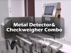 High Accuracy Automatic Check Weigher And Food Metal Detector All-In-One Combination