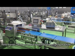 Processing Easy Operation High Speed Combo Metal Detector Checkweigher For Sliver Products