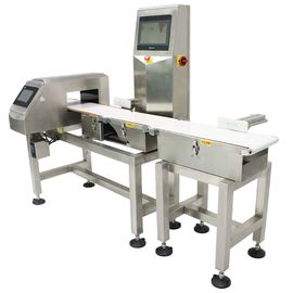 10 - 80 Meter Adjustable Conveyor Weight Checker Combined With Metal Detector IP67 Waterprood Rating