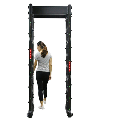 Portable Walk Through Gate Metal Detector For Public Security Checking , 20W Power