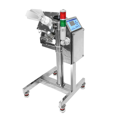 Tablet Metal Separator Extractor With IP56 Protection Digital Pharmaceuticals Conveyor Metal Detector With Touch Screen