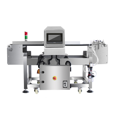 Large Digital Tunnel Type Frozen Meat Packaged Food Processing All Metal Detector For Chocolate 304 Stainless Steel