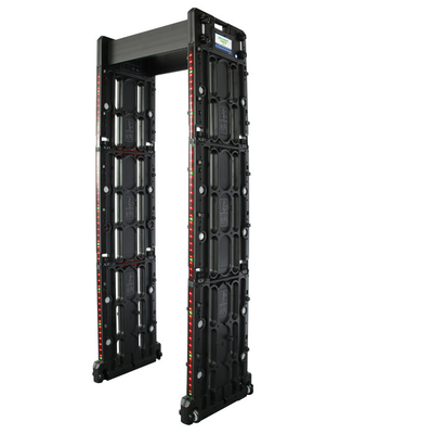 Portable Walk Through Metal Detector Checking Security Archway