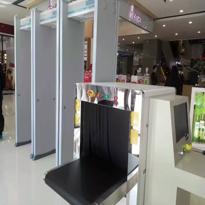 Touch Screen Portable Walk Through Metal Detector Security Equipment For School , Airport