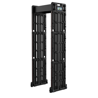 Waterpoof Column Shape Walk Through Metal Detector For Airport With 18 Zones