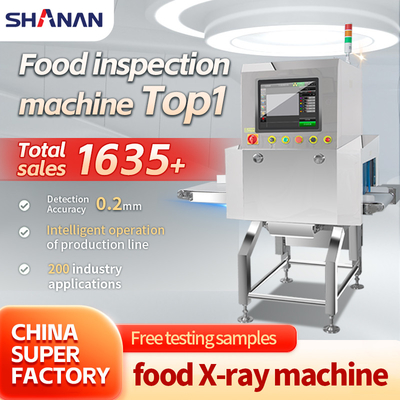 High Performance Industrial X Ray Inspection System Food X Ray Machine with Touch Screen Operation and Mirror Polish SUS304