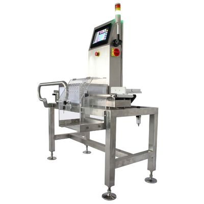 High Accuracy 0.1g Checkweigher with Stainless Steel 304/316 Construction and Customizable Belt Speed for Production Lines