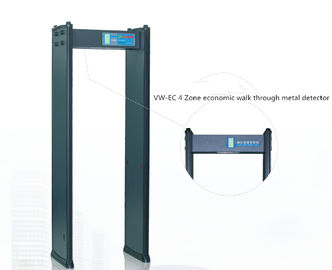 LED Display Multi Zone Metal Detector Walk Through With Four Key Panels Operation