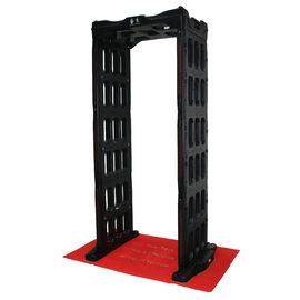 LED Display Walk Through X Ray Machine , Multi Zones Dfmd Metal Detector Security Body Search