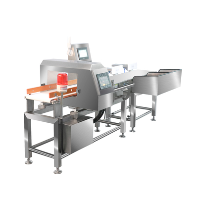 Processing Easy Operation High Speed Combo Metal Detector Checkweigher For Sliver Products
