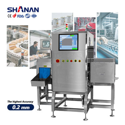 X Ray Inspection Machine For Industry Pet Food Canned Bottled Products Package With Rejection
