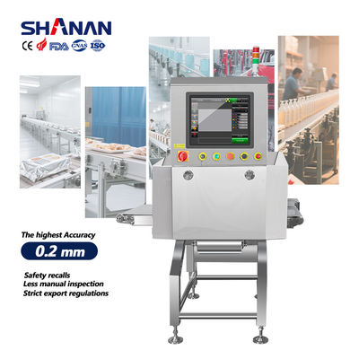 Wet Dry Food Products X Ray Inspection Machine For Industry Canned Bottled Products Package With Rejection