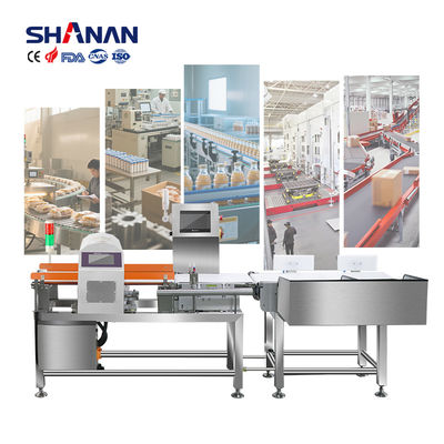 Touch Screen IP65 Waterproof Checkweigher Conveyor Scale Weight Metal Detector