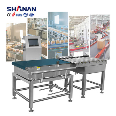 High Tech Automated Conveyor Belt Sorting Equipment For Weighing Sorting Weight Checker