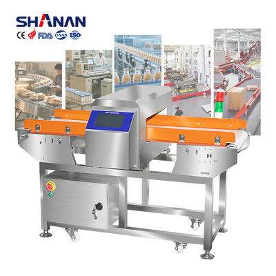 Custom Automatic Industrical Food Conveyor Belt Metal Detector Aluminum Foil Packaging