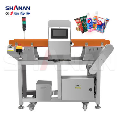 Foodsafety Factory Tunnel Industrical Food Frozen Conveyor Belt Auto Wire Removal Metal Detector