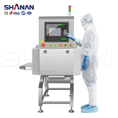 High Sensitivity Food Safety Metal Detector X Ray Food Scanner For Metal Can Products With Rejectors