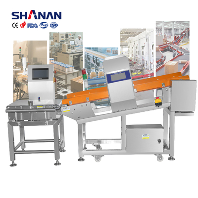 8 Inch Full Touch Screen Combo Metal Detector And Checkweigher With Max Accuracy ±1g 1200mm X 800mm X 1200mm