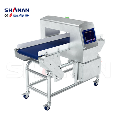 Highly Sensitive Converyor Belt Tunnel Touch Screen Food Metal Detector Accurate Detection