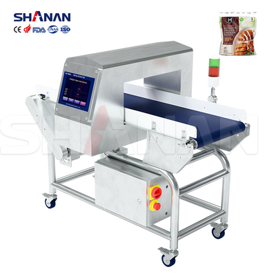 Highly Sensitivity Conveyor Belt  With Metal Detector For Food Nuts Manufacturing