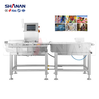 Factory High Accuracy Food Conveyor Check Weigher Checkweigher For Bottle Jars Checkweigher Weighing Soring Machine