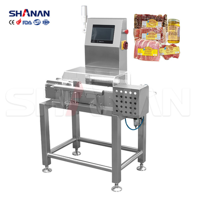 High Accuracy And Efficiency Conveyor Weight Checker Multiple Language Display  Calibration Weight Included
