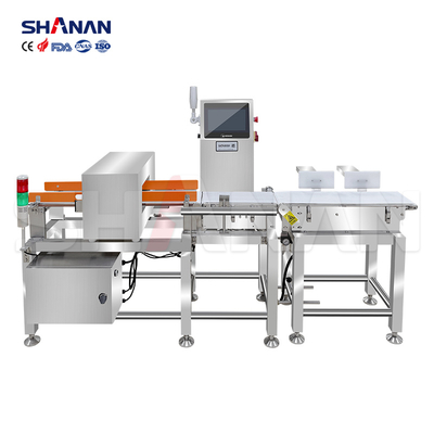 Combination Metal Detector And Checkweigher industrial scale sorting Systems