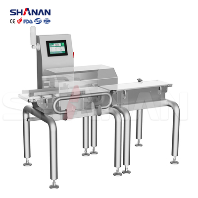 Stainless Steel 304 Conveyor Weight Checker Multiple Language Display checkweigher