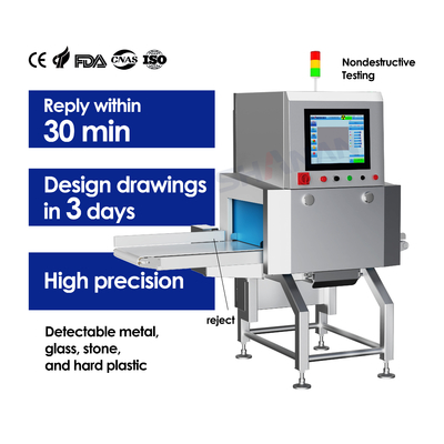 Factories Food X-Ray Inspection Systems Machines For Quality Precise Foreign Object Detection With Reject
