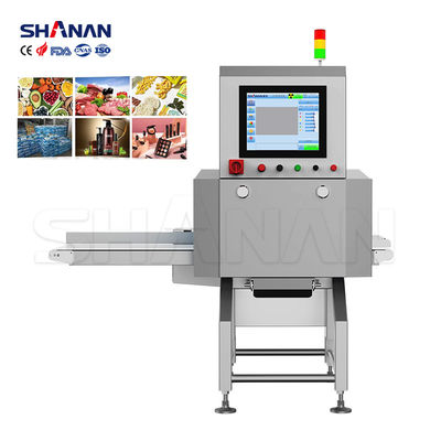 Touch Screen Operation Food X Ray Machine with Mirror Polish SUS304 and 600 Products Per Minute Inspection Speed