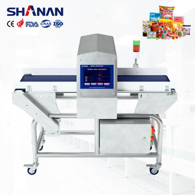 High Precision Food Grade Seafood Industry Conveyor System Food Processing Metal Detector