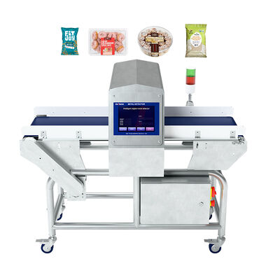 Food Cheese Cracker And Biscuit Factory Conveyor Belt Metal Detector