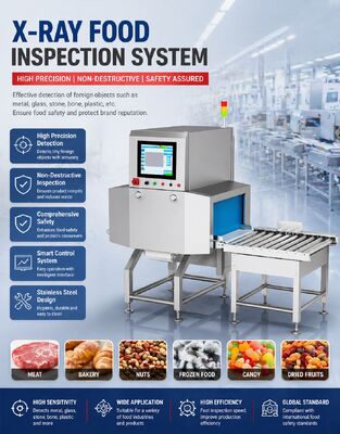 Display D Food X Ray Machine SAXR 4025 Plastic Detection Capability Ensuring Safe Food Production and Control Solutions