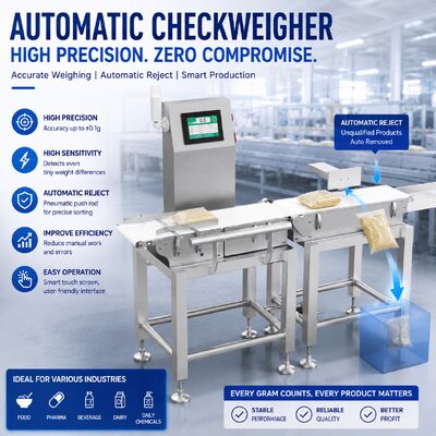 High Speed Dynamic Conveyor Weight Checker Machine , 2 Years Warranty