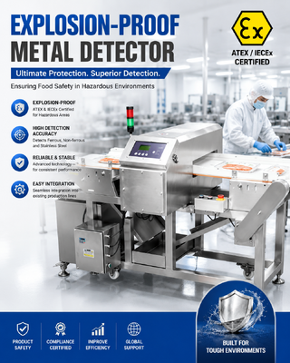 Rugged Explosion-Proof Metal Separator for Recycling, Wood Pellet & Tire Shredding Operations