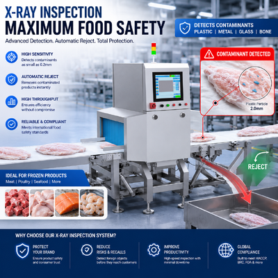 Food X Ray Machine including Digital Image Processing System Maximum Product Height 200mm perfect for control